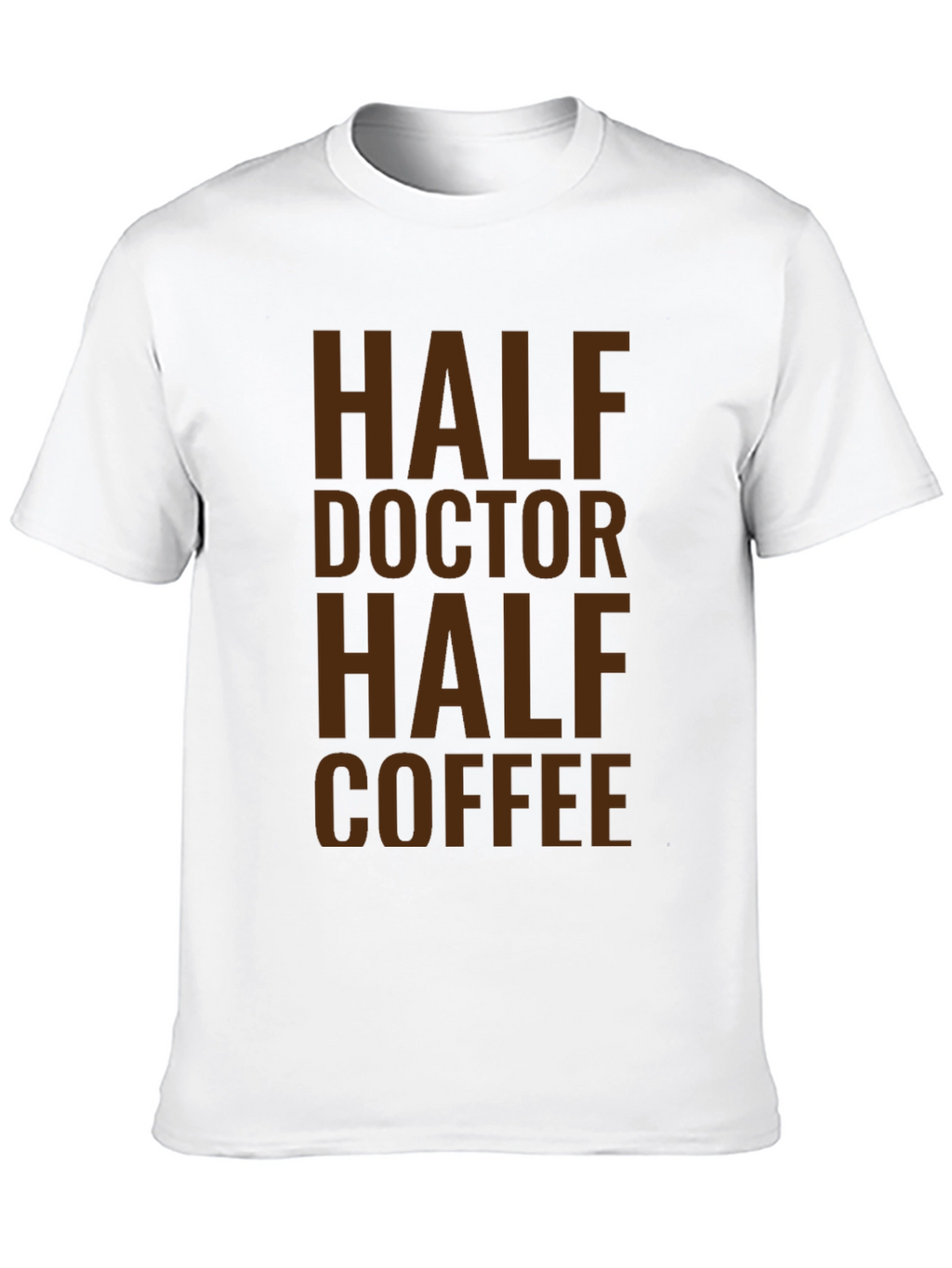 Half Doctor Half Coffee Graphic T-Shirt