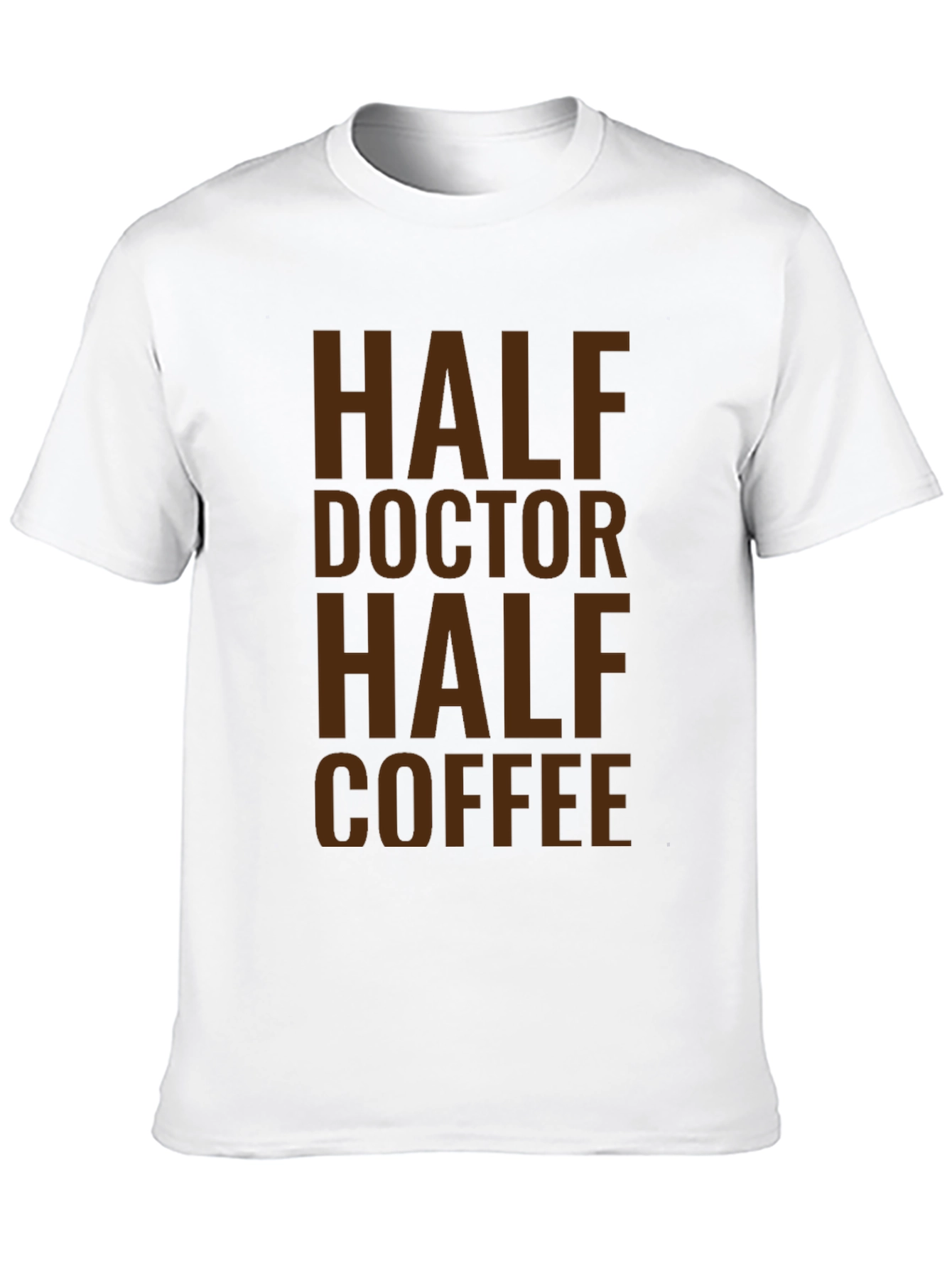 Half Doctor Half Coffee Graphic T-Shirt