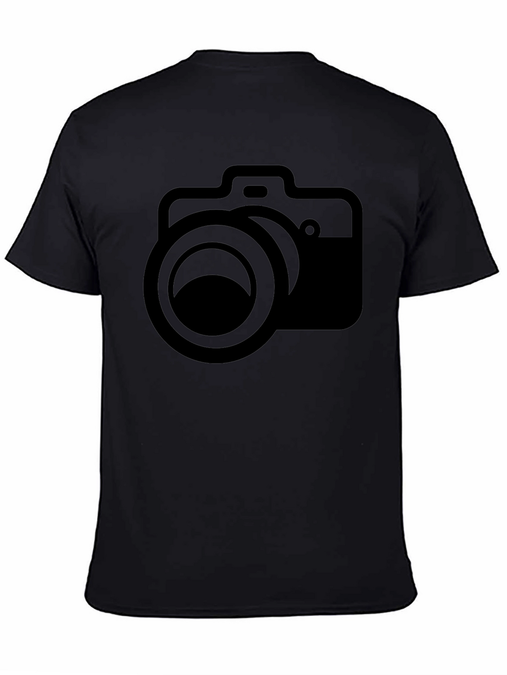 Camera Graphic Black T-Shirt - Photographer Apparel