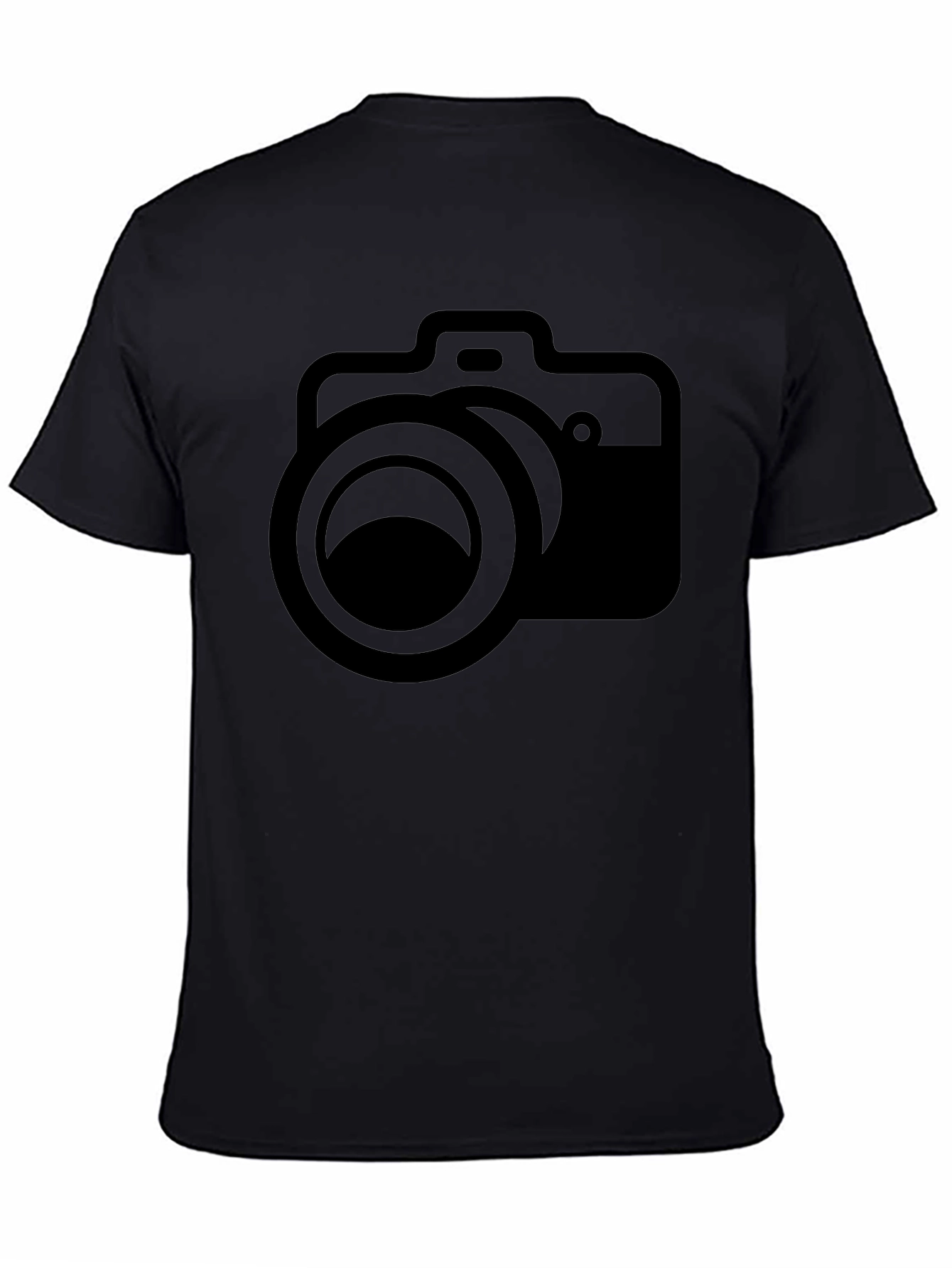 Camera Graphic Black T-Shirt - Photographer Apparel