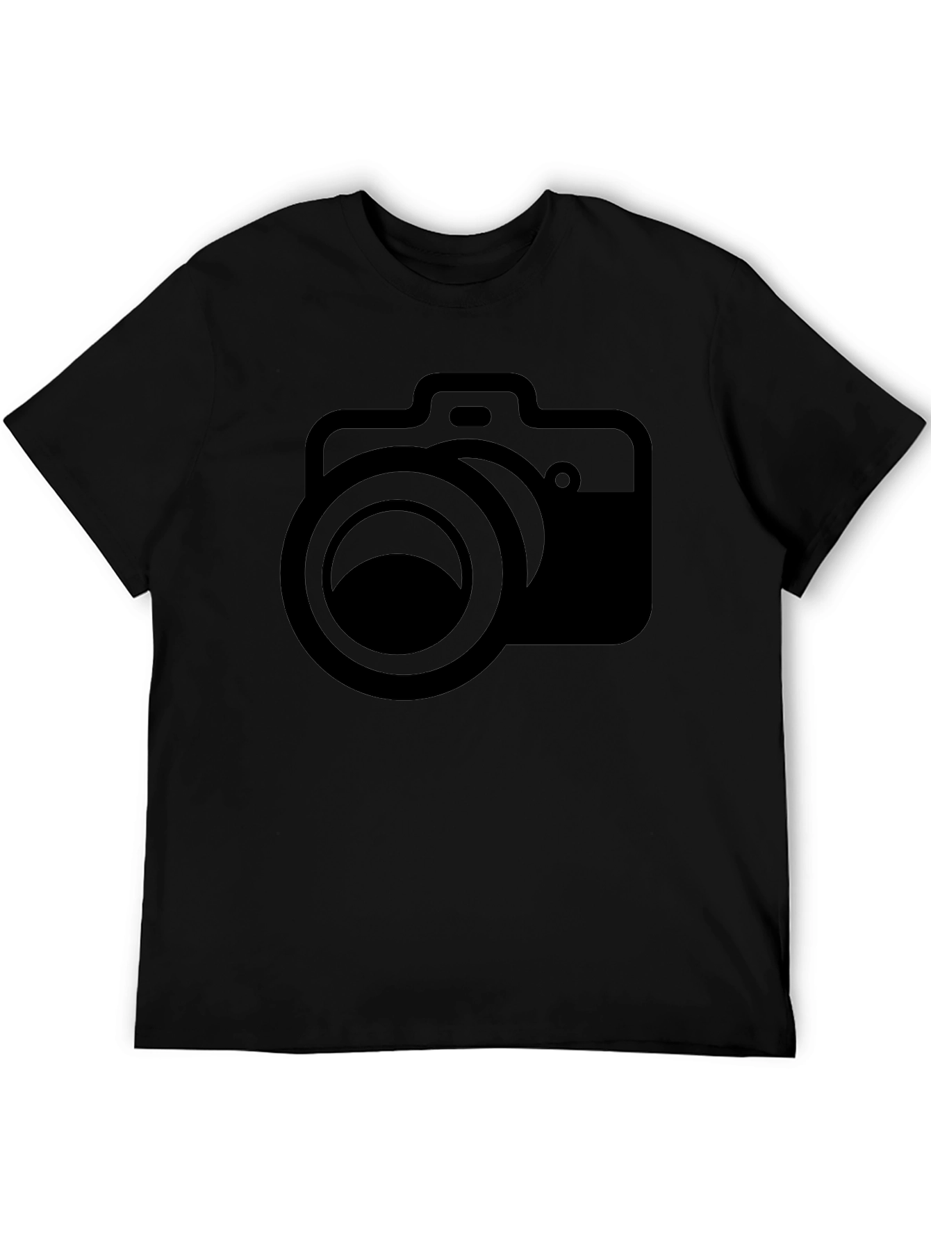 Camera Graphic Black T-Shirt - Photographer Apparel