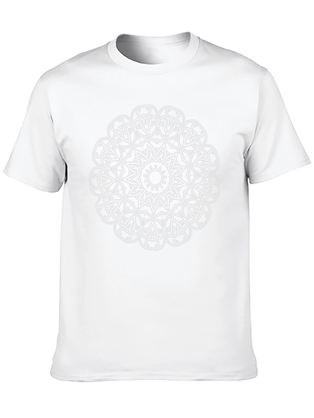 Mandala Graphic Print Black T-Shirt