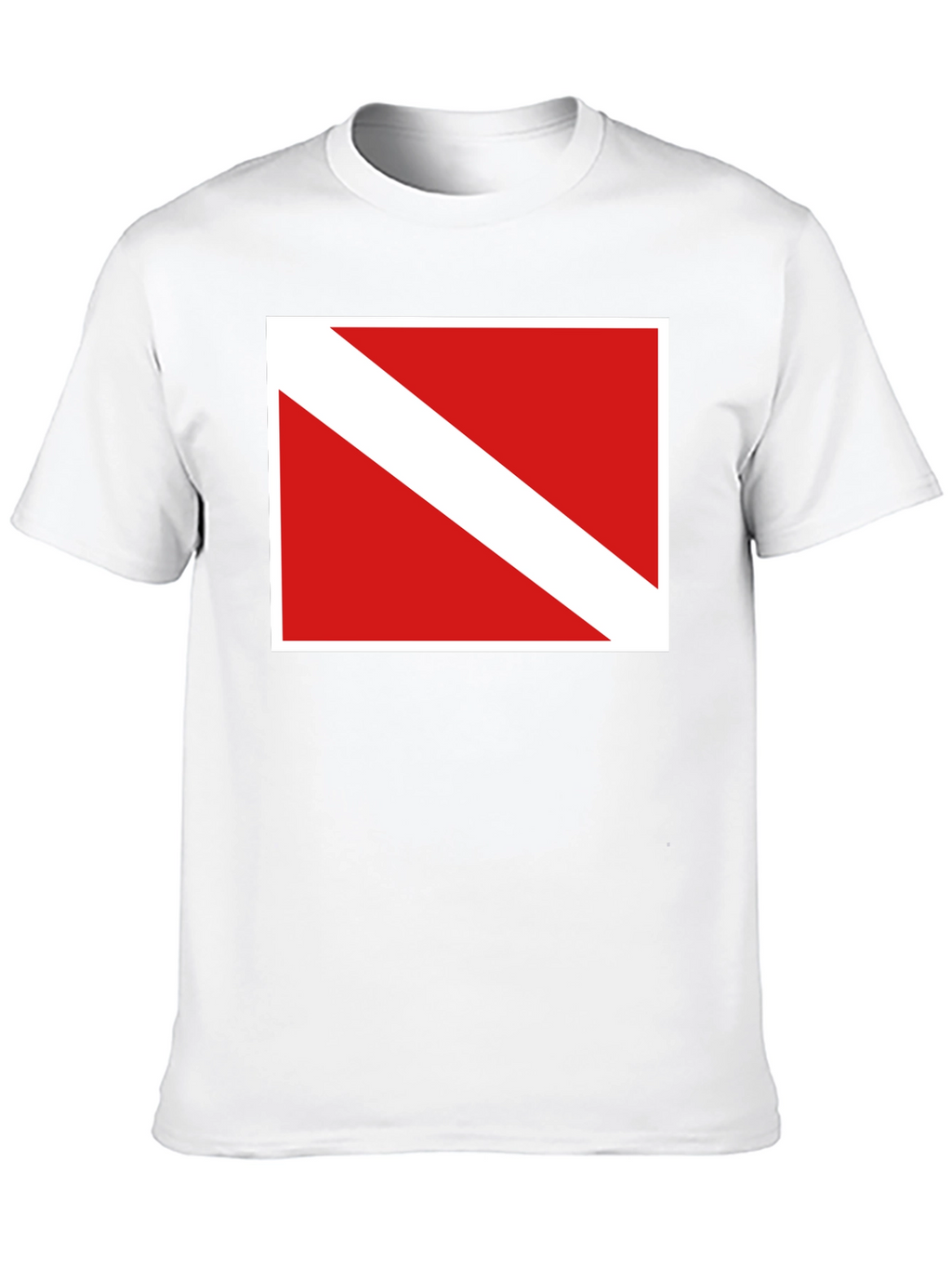 Diver Down Flag Graphic Tee - Black