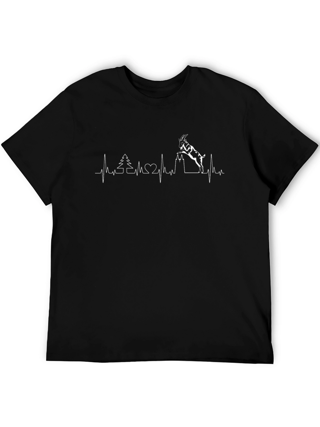 Heartbeat Life T-Shirt - Mountain Ibex Design