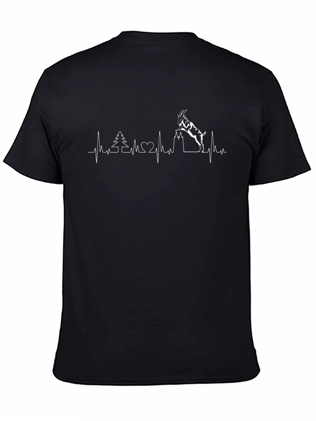 Heartbeat Life T-Shirt - Mountain Ibex Design