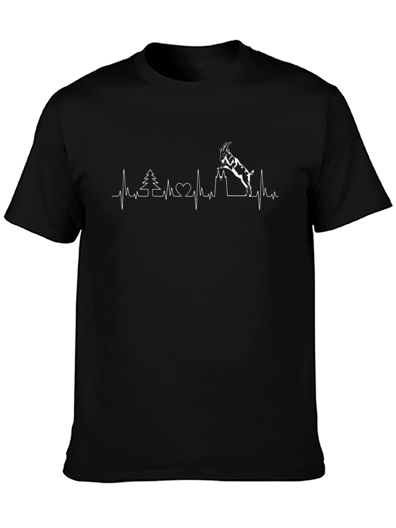 Heartbeat Life T-Shirt - Mountain Ibex Design