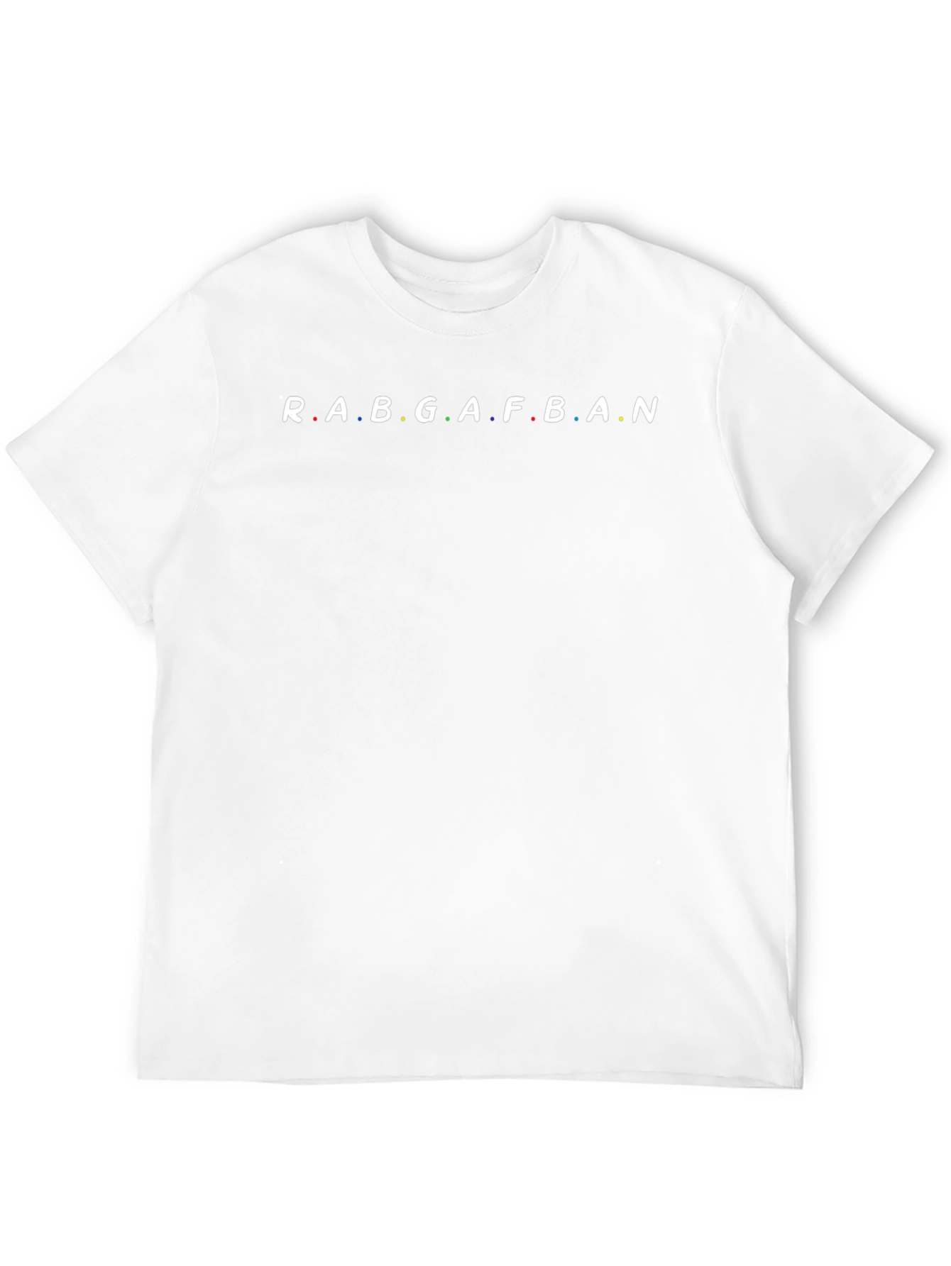 RABGAFBAN T-Shirt - Black Casual Tee