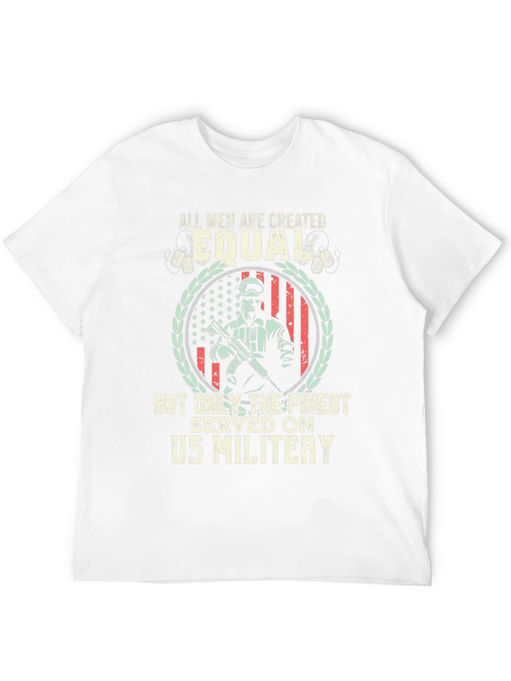 US Military Finest Served Graphic Tee