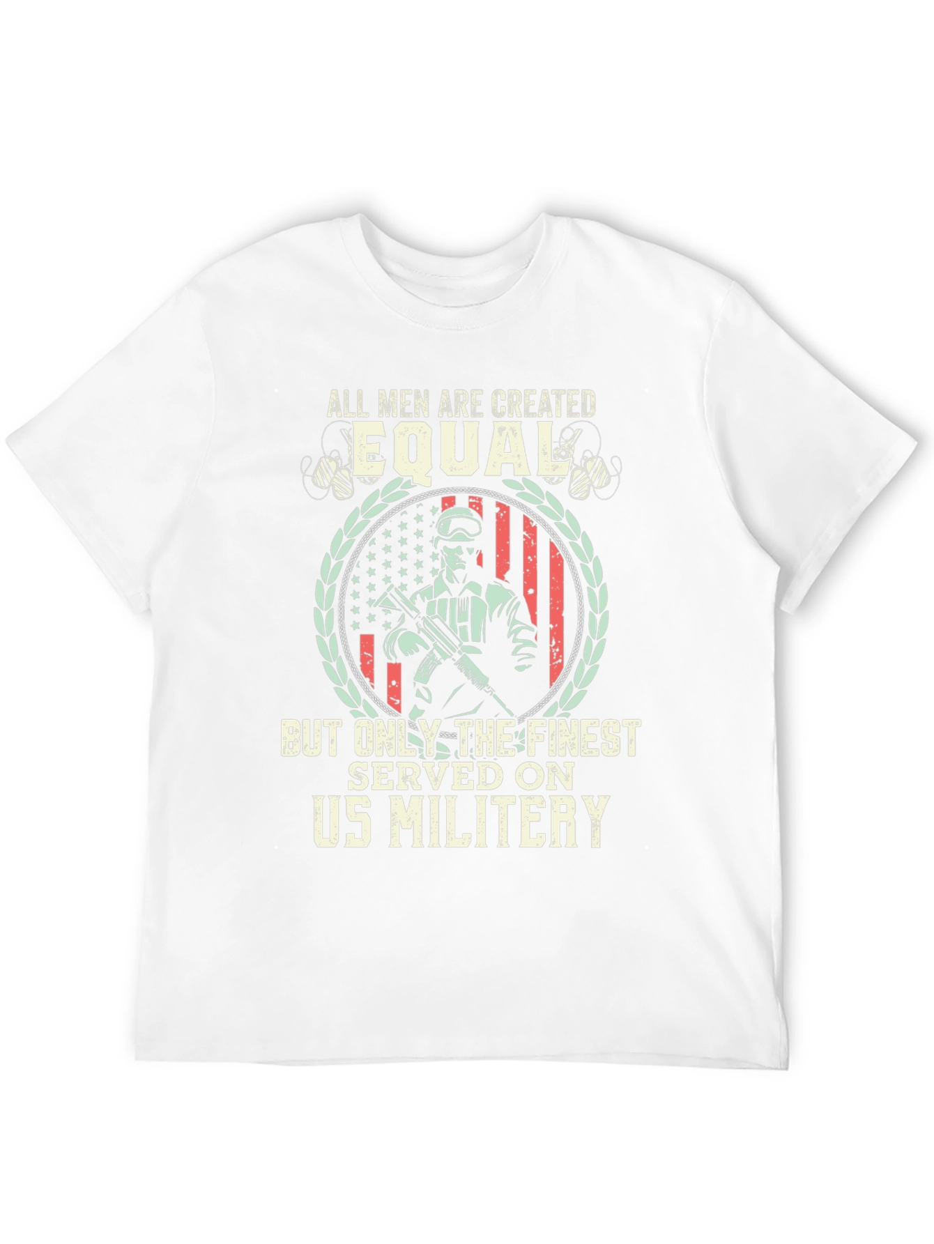 US Military Finest Served Graphic Tee