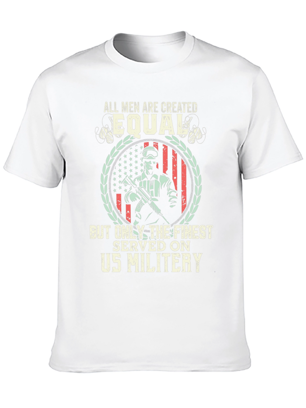 US Military Finest Served Graphic Tee
