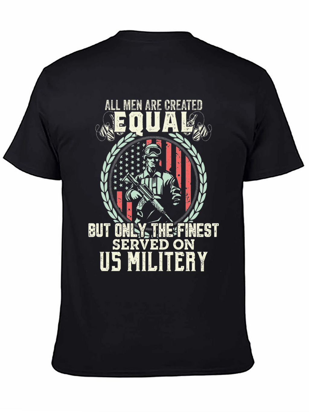US Military Finest Served Graphic Tee