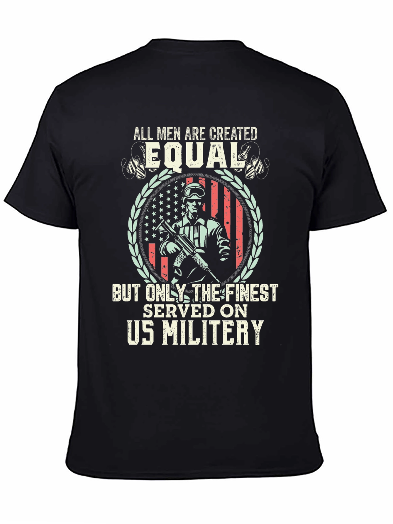 US Military Finest Served Graphic Tee